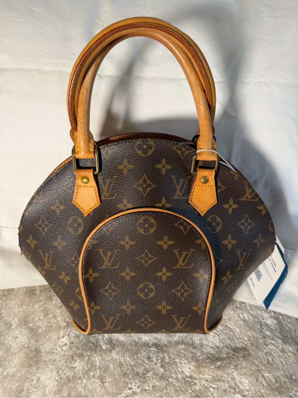 Louis Vuitton Monogram Dome Satchel in Brown and Tan- with COA